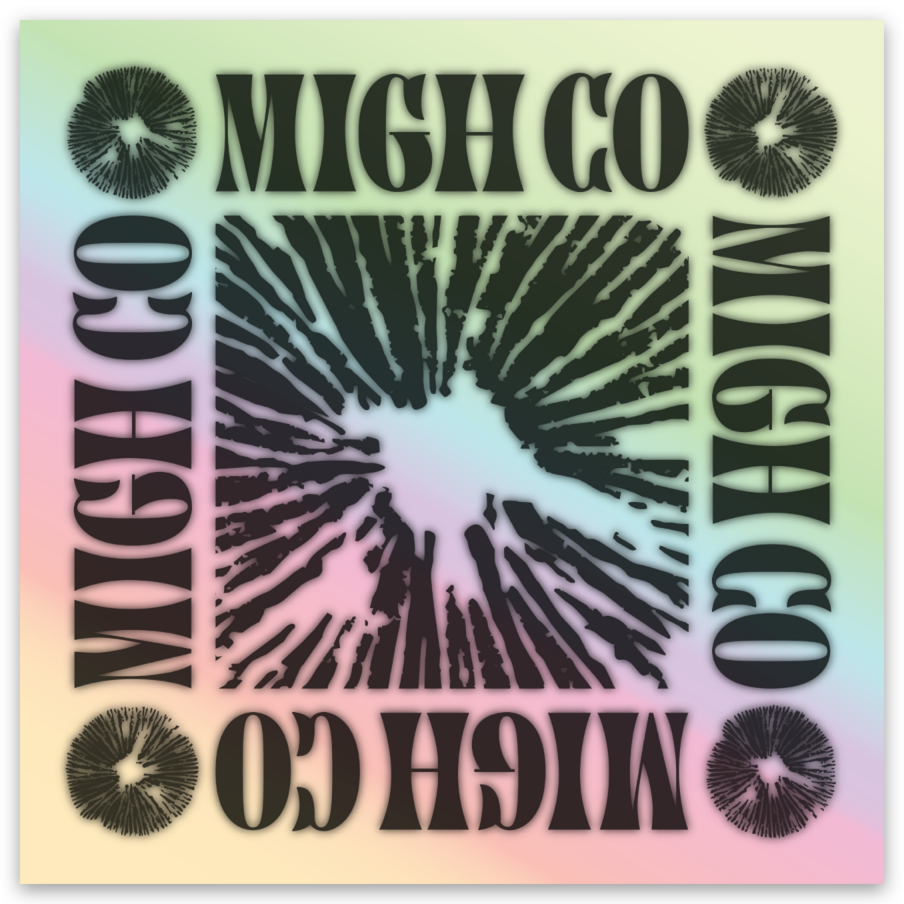 MighCo Official Holographic Sticker Pack